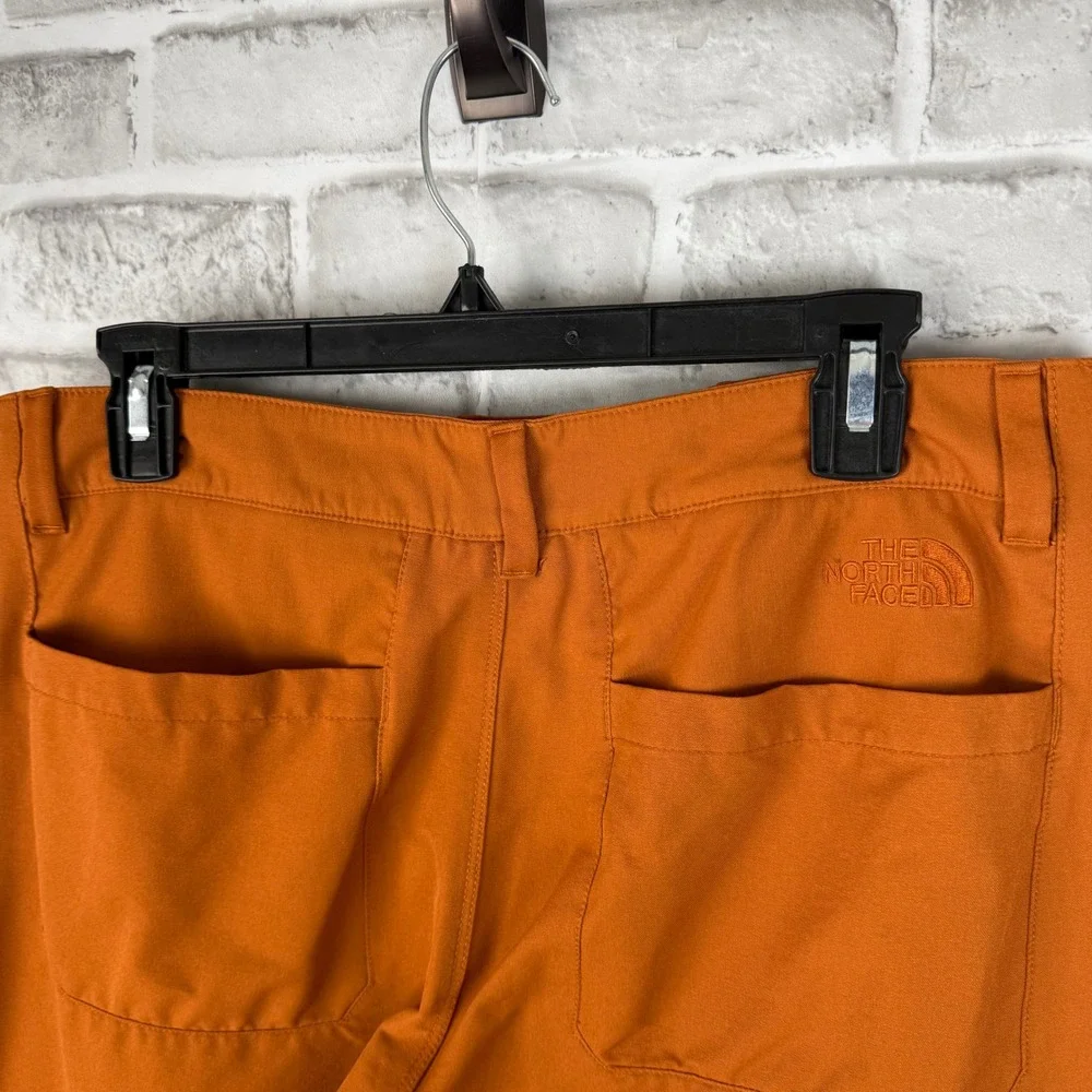 The North Face Mens NF0A5J7Z Climbing Hiking Project Pants Rust Orange 34 x 32
